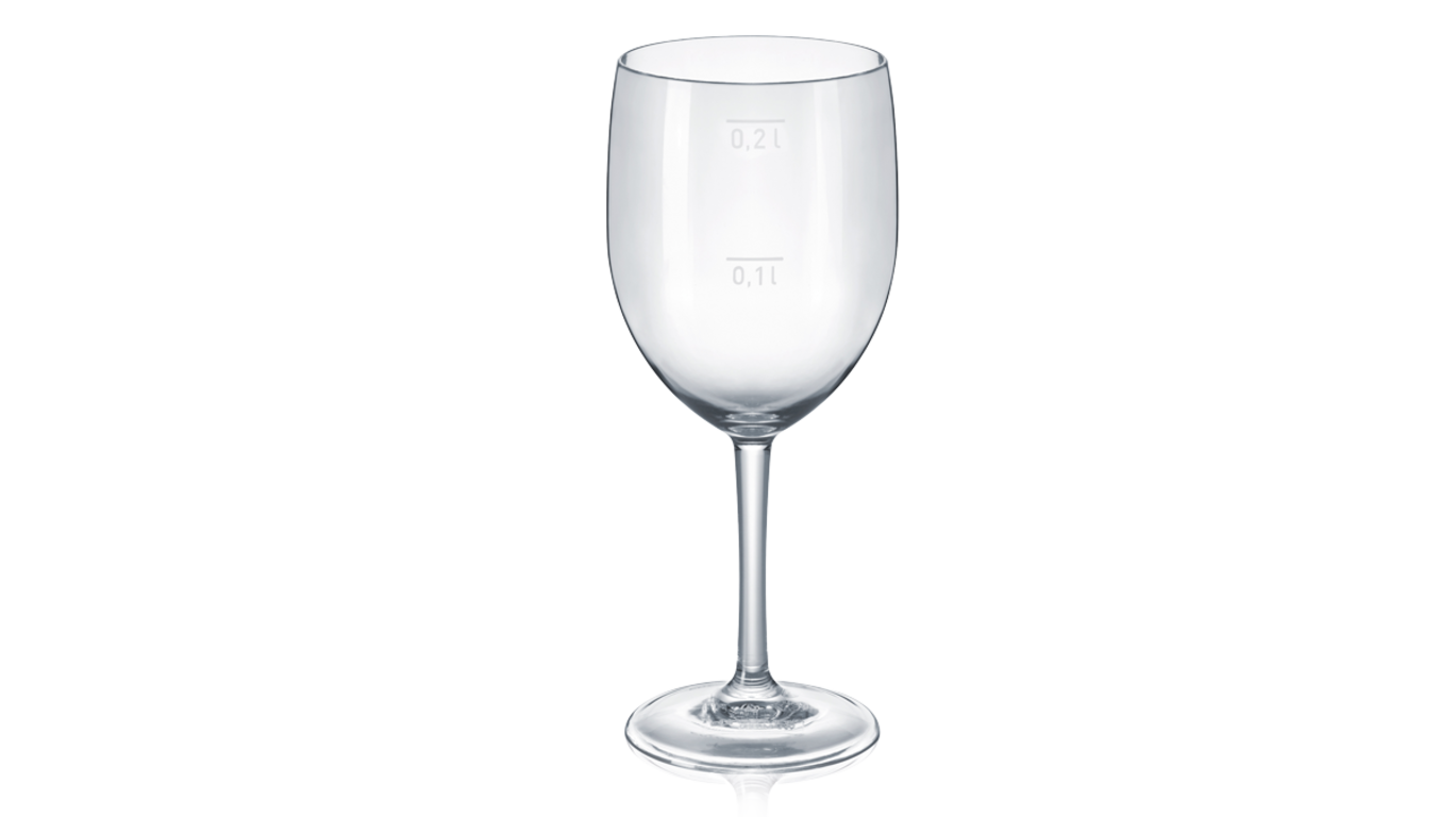 CONCEPT4U® 24 Clear Plastic Wine Goblets Glasses Reusable Party Drink Cup Picnic BBQ Garden Hen Party Wedding Catering Buffet 
